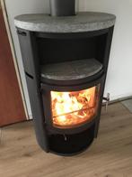 Mooie Houtkachel met Speksteen en oven 8kw, Ophalen, Gebruikt, Houtkachel, Vrijstaand
