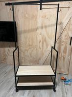 Kledingrek te koop met plank voor schoenen, Ophalen, Zo goed als nieuw