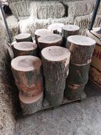 Hout klossen stammen haardhout brandhout  zie foto's, Minder dan 3 m³, Ophalen, Essenhout, Blokken