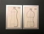 J.J. van der Vaart (1931-2000) Glasontwerp van drinkflessen., Antiek en Kunst, Ophalen of Verzenden