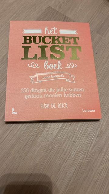 Bucketlist beschikbaar voor biedingen