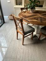 Ikea Ingolf eetkamerstoelen, Huis en Inrichting, Ophalen, Bruin, Zo goed als nieuw, Vier