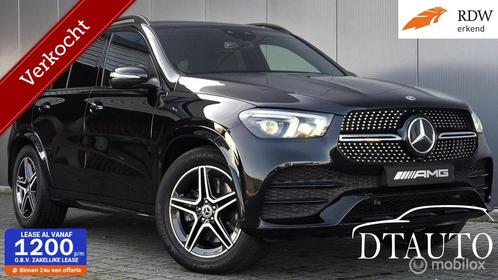 Mercedes GLE 400d 2xAMG Lucht Pano Burm Distr Grijs Kenteken, Auto's, Bestelauto's, Bedrijf, Te koop, 4x4, ABS, Achteruitrijcamera