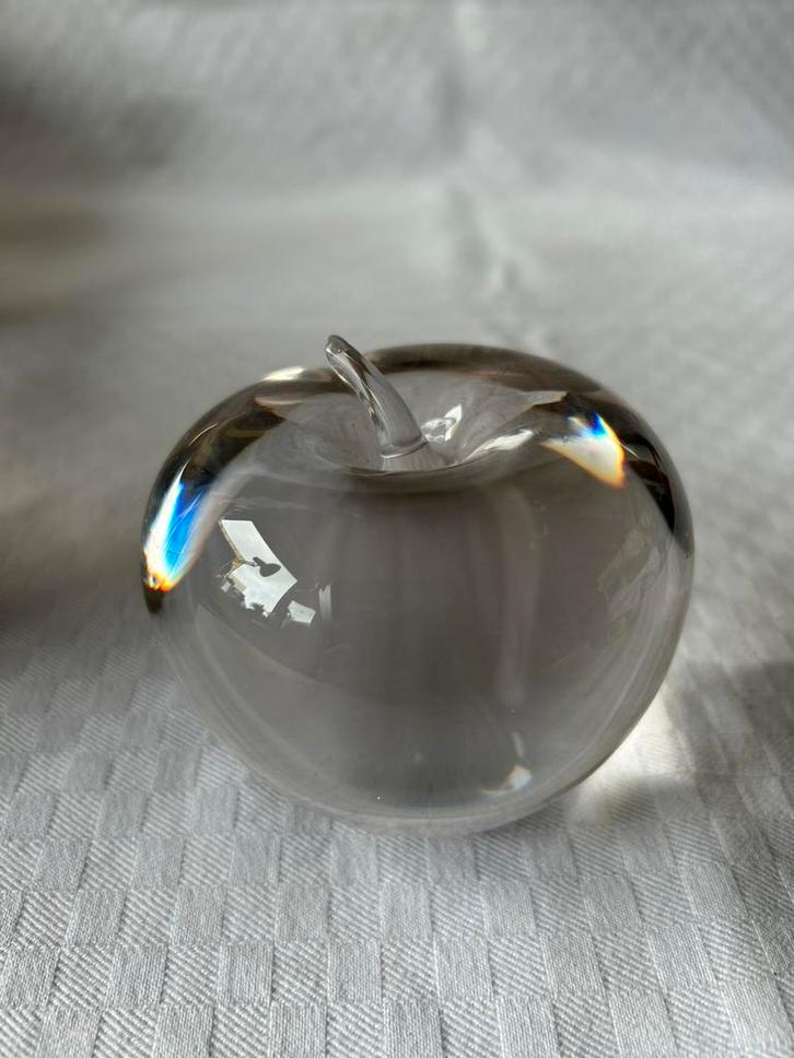 Wedgwood Glass: De Appel, kristal, glaskunst, Antiek en Kunst, Antiek | Glas en Kristal, Ophalen of Verzenden