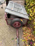 Kleine waterdichte aanhanger met nieuwe banden, Ophalen, Gebruikt