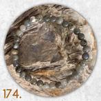 🦋MJB Armband nr: 174 Labradoriet halfedelsteen 19 cm, Overige materialen, Overige kleuren, Nieuw, Ophalen of Verzenden
