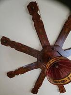 Hanglamp rosemaling, Huis en Inrichting, Ophalen, Zo goed als nieuw, Rosemaling, 50 tot 75 cm