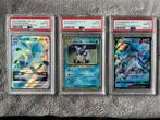 PSA 10 3x pokemon slab 120€ incl verzenden OPRUIMING!! Set 2, Ophalen of Verzenden, Nieuw, Meerdere kaarten