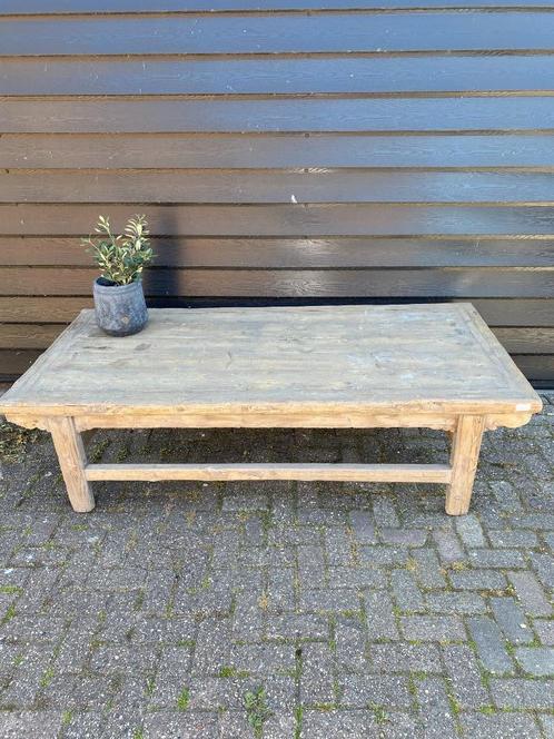 Prachtige Aura Peeperkorn salontafel voor binnen & buiten, Huis en Inrichting, Tafels | Salontafels, Gebruikt, 50 tot 75 cm, 50 tot 100 cm