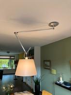 Artemide Tolomeo Decentrata Hanglamp Grijs Satijn 42 cm, Huis en Inrichting, Lampen | Hanglampen, Ophalen, Zo goed als nieuw, Metaal