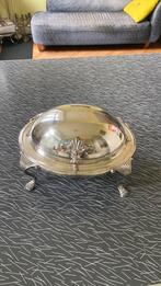 Oude silverplated dekschaal, Ophalen of Verzenden