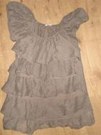 J&L top met roesels maat M, Maat 38/40 (M), Beige, Nieuw, Ophalen of Verzenden