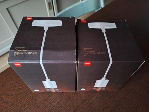lamp pendel wit, Huis en Inrichting, Lampen | Hanglampen, Nieuw, Minder dan 50 cm, Ophalen of Verzenden