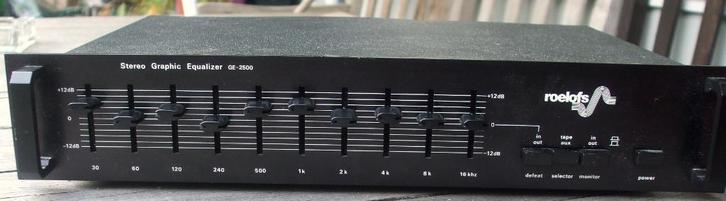 Roelofs Stereo Graphic Equalizer GE-2500, Muziek en Instrumenten, Effecten, Gebruikt, Equalizer, Ophalen
