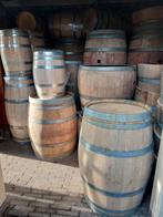 Wijnvat whiskyvat regenton bloembak bak hele weekeind open, Tuin en Terras, Regentonnen, Nieuw, 150 liter of meer, Hout, Ophalen