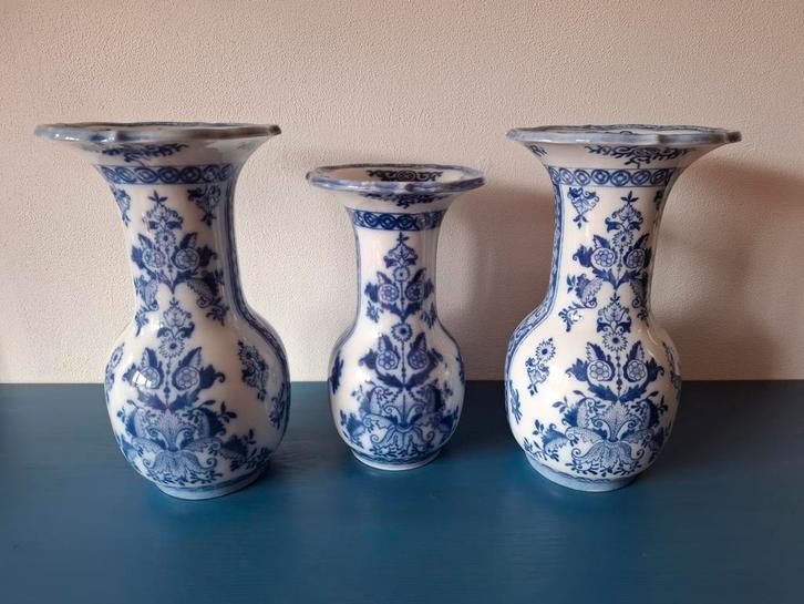 Kaststel trompetvazen P. Regout Maastricht, Antiek en Kunst, Antiek | Vazen, Ophalen