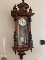 Antieke Mahonie wandklok, Antiek en Kunst, Ophalen