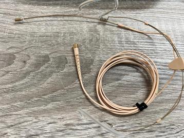 3 x DPA Core 6066 headset beige met MicroDot connector beschikbaar voor biedingen