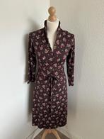 King Louie maat L bruine bloemetjes emmy jurk 2275, Bruin, Maat 42/44 (L), Ophalen of Verzenden, Zo goed als nieuw