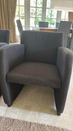 Leolux fauteuils, twee stuks, donkerbruin, Huis en Inrichting, Fauteuils, Ophalen, Gebruikt, 75 tot 100 cm, 50 tot 75 cm