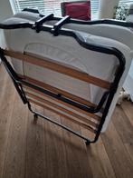 Handig Logeerbed - Opklapbaar!, Huis en Inrichting, Slaapkamer | Slaapbanken, Ophalen, Gebruikt, Eenpersoons, Bruin