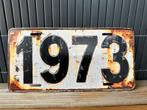 Metalen bord 1973, Ophalen of Verzenden, Nieuw