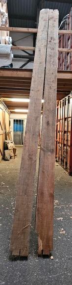 24 rechte balken 470 + gratis 20 pallets + 4 bouwstempels, Tuin en Terras, Palen, Balken en Planken, Ophalen, Gebruikt, 250 cm of meer