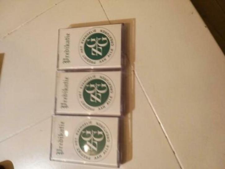 casettebandje zending Ger gem met prekenpredikt het evangel, Cd's en Dvd's, Cassettebandjes, Zo goed als nieuw, Origineel, 2 t/m 25 bandjes