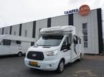 Chausson Flash 630 Electr. enkele bedden, Caravans en Kamperen, Campers, Koelkast, Chemisch toilet, Ringverwarming, Tot en met 2