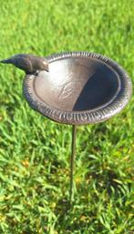 tuinsteker vogelbadje / voederplaats gietijzer bruin, Verzenden, Nieuw