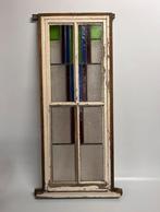 Prachtig glas in lood raam helder en gekleurd glas, Ophalen of Verzenden