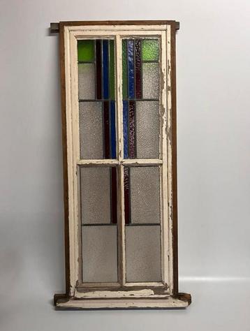 Prachtig glas in lood raam helder en gekleurd glas beschikbaar voor biedingen