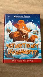 Geronimo Stilton - Wat moet ik met een mammoet, Ophalen of Verzenden, Zo goed als nieuw, Geronimo Stilton
