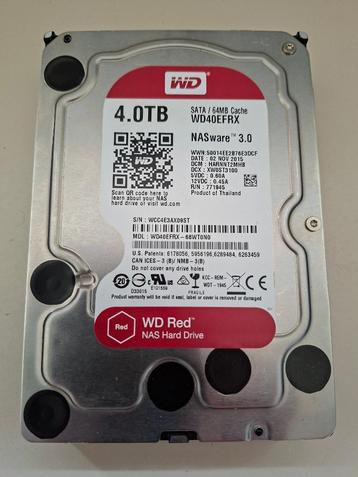 WD Red 4 TB SATA HDD (harde schijf) beschikbaar voor biedingen