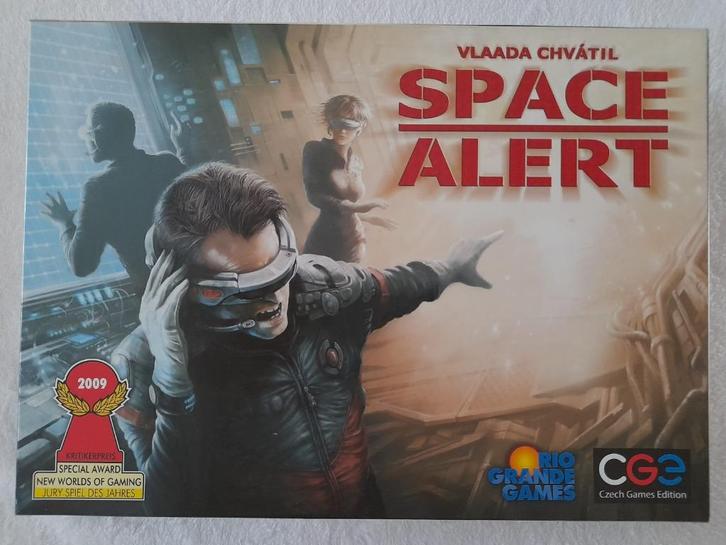 Space Alert incl uitbreiding 'new frontier' (bordspel), Hobby en Vrije tijd, Gezelschapsspellen | Bordspellen, Zo goed als nieuw