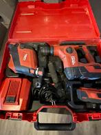 Hilti klopboormachine op accu met afzuiging, Doe-het-zelf en Verbouw, Gereedschap | Boormachines, Ophalen of Verzenden, Zo goed als nieuw