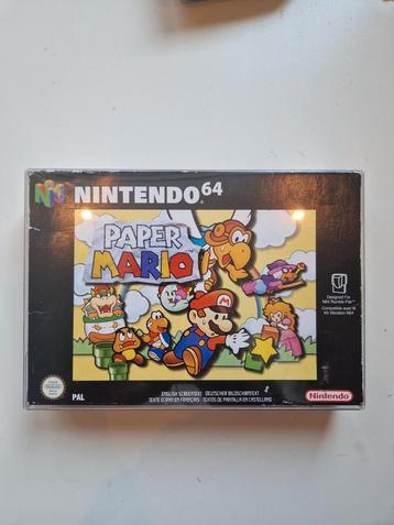 Paper mario Nintendo 64 compleet origineel RPG