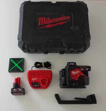 Milwaukee M12 3PL Driedimensionale Laser compleet met Koffer beschikbaar voor biedingen