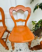 Vintage houten stoelen 4 stuks, Ophalen