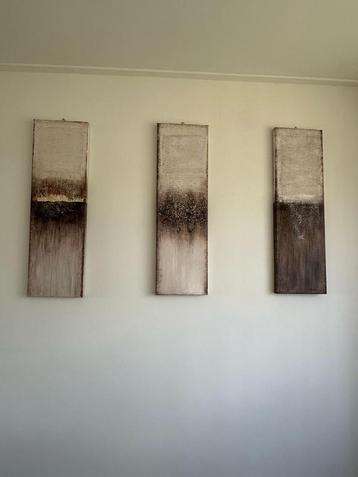 Canvas 3 luiks schilderij beschikbaar voor biedingen