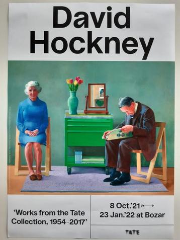 David Hockney - Exhibition at BOZAR - 100 cm op 70 cm beschikbaar voor biedingen