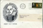 c288 Engeland 1964 William Shakespeare Toneelstuk, Postzegels en Munten, Postzegels | Eerstedagenveloppen, Beschreven, Ophalen