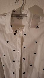 NiEUW  blouse hartjes van MS maat 44, Kleding | Dames, Blouses en Tunieken, Ophalen of Verzenden, Nieuw, Maat 42/44 (L), Zwart