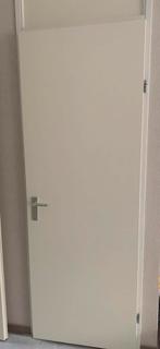 Opdekdeur, Doe-het-zelf en Verbouw, Deuren en Horren, Gebruikt, 80 tot 100 cm, Binnendeur, Ophalen of Verzenden