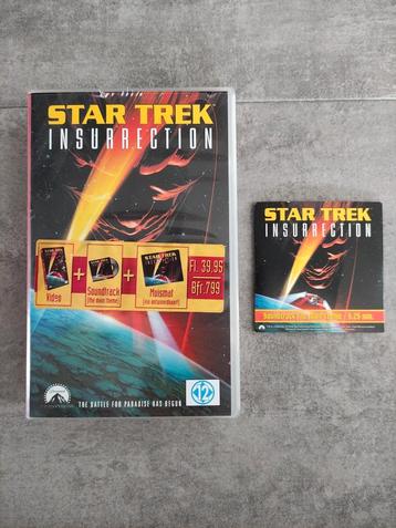 Star trek insurrection VHS videoband + cd beschikbaar voor biedingen
