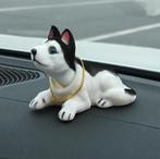 Auto Bobble Head Husky Hond Dashboard Hond Decoratie 10CM, Nieuw, Ophalen of Verzenden, Dier