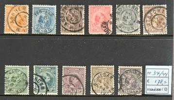 NEDERLAND POSTZEGEL NVPH 34 t/m 44 beschikbaar voor biedingen