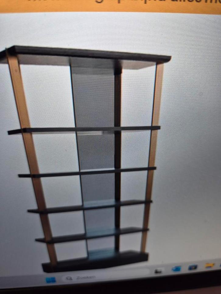 Richmond. BLACK FRIDAY  Stijlvolle Boekenkast 3509 Rigley, Huis en Inrichting, Kasten | Boekenkasten, Zo goed als nieuw, 100 tot 150 cm