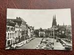 ansichtkaart van Eindhoven , Markt met veel oltimers., Verzenden, 1940 tot 1960, Noord-Brabant