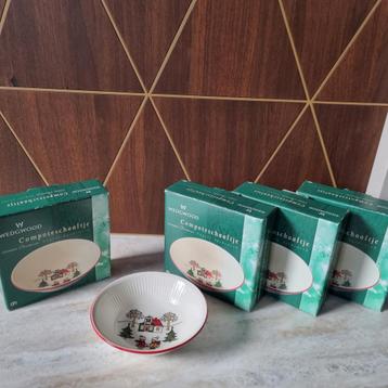 Wedgwood Windsor Christmas dessertschaaltjes beschikbaar voor biedingen